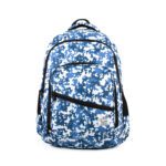SCHOOLIE BLUE SQUARE BACKPACK
